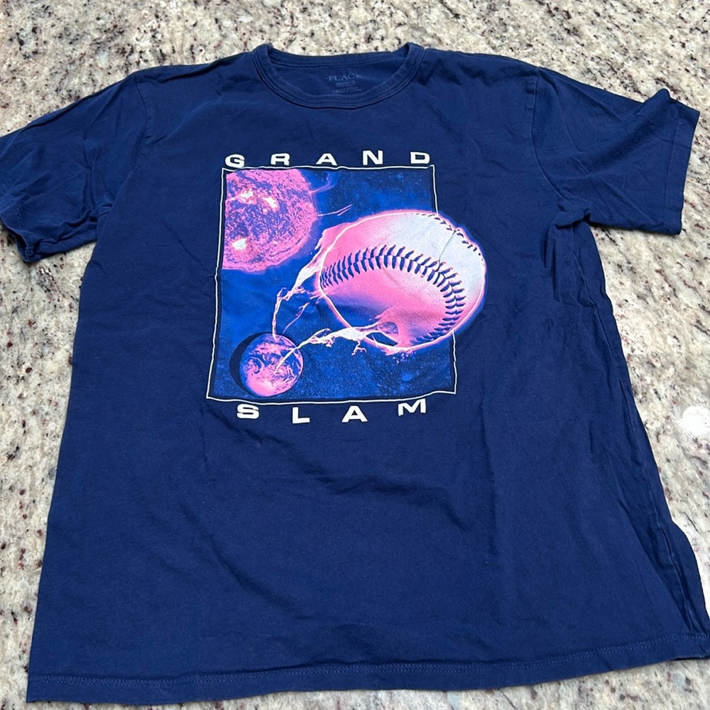 Boys blue shirt